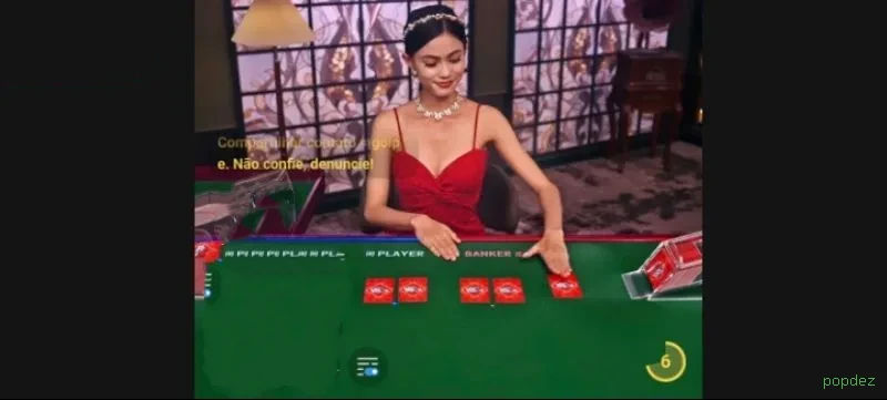 Cassino ao vivo popdez dealers